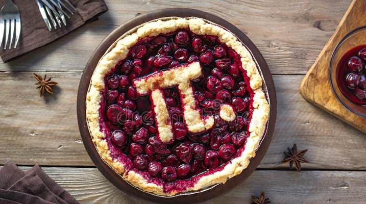 pi-day-cherry-pie-homemade-traditional-sign-march-th-holiday-138266626